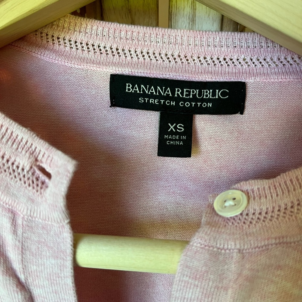 Banana Republic Pink Cardigan
